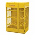 Vestil Cylinder Storage Cabinet Horizontal 12 Cylinder Capacity Knock Down CYL-H-12-KD